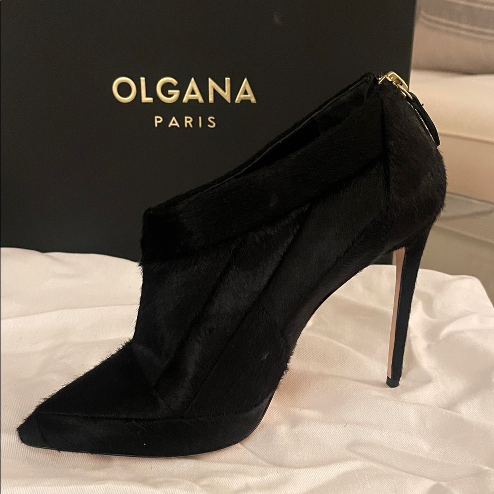 Black Stiletto pony hair sauvage